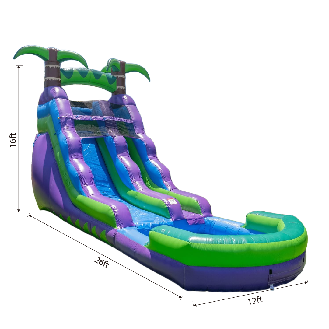 Tropical Water Inflatable Slide