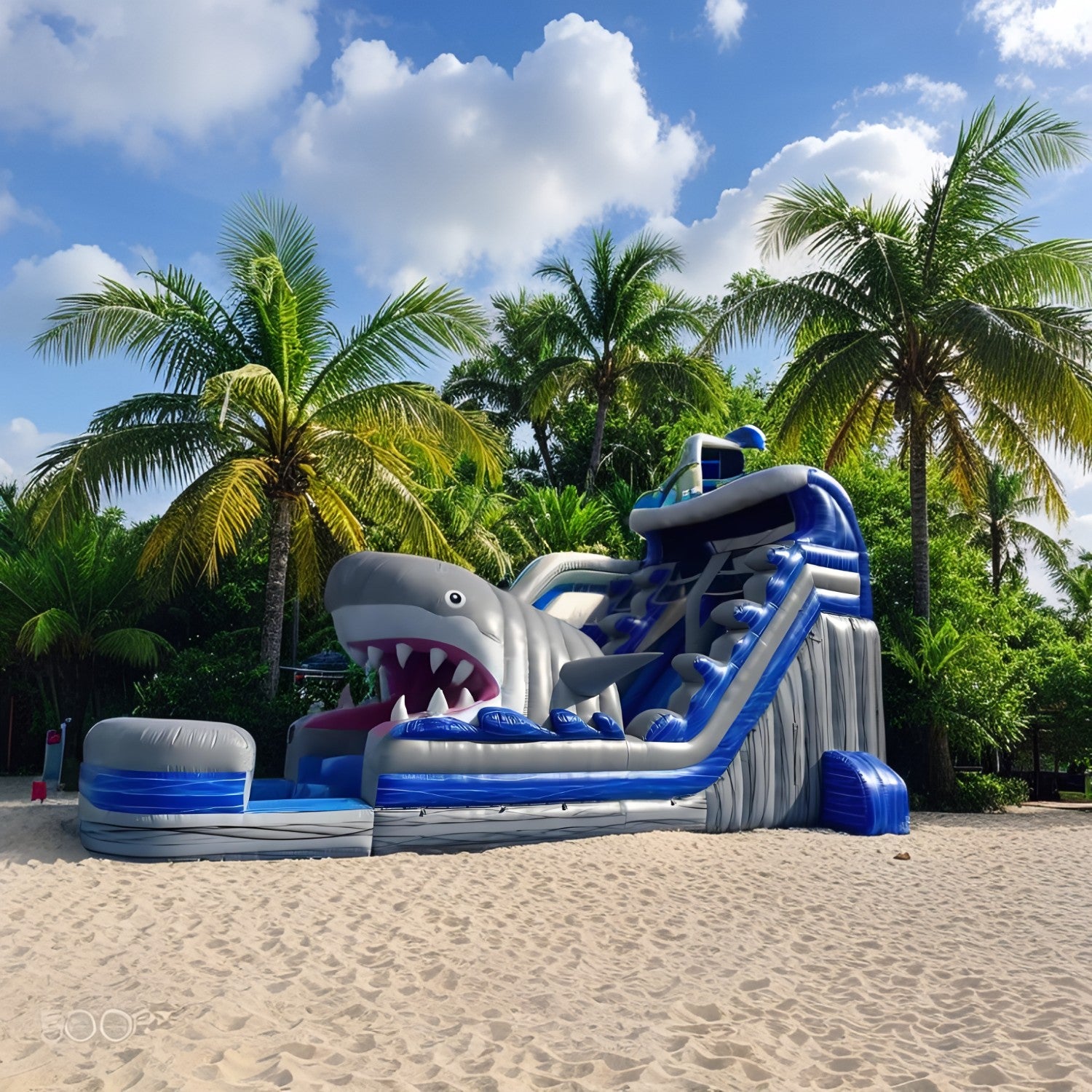 Shark Water Slide Bounce