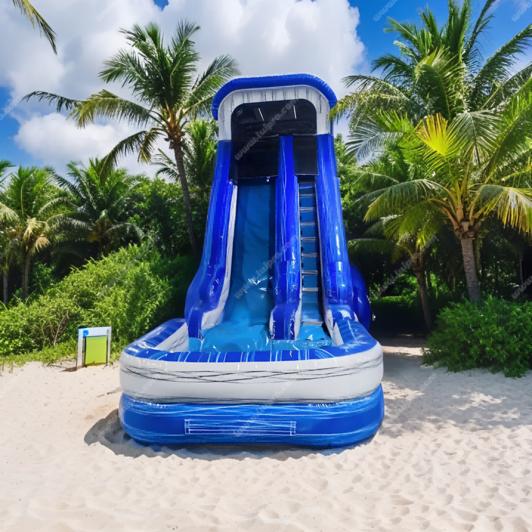 Aqua Inflatable Thrill Slide