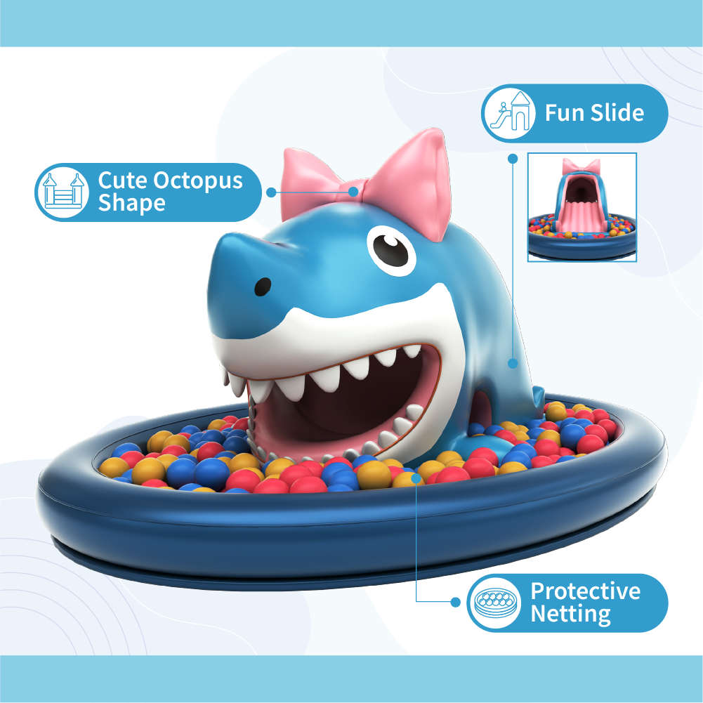 Shark Castle Inflatable house