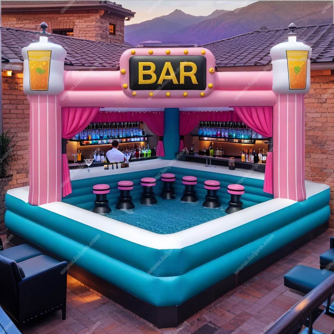 Inflatable Pool Bar for Party Events