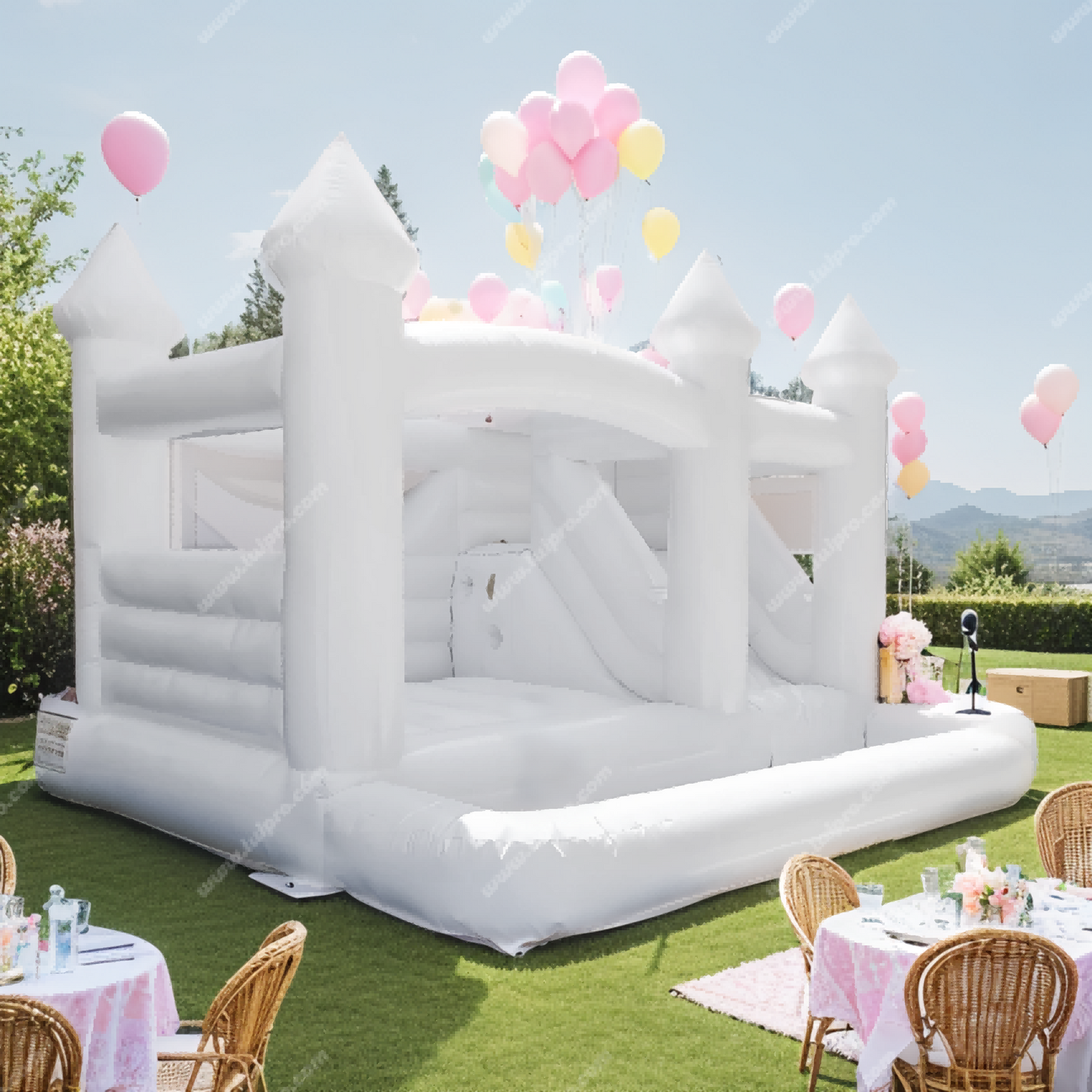 Inflatable Slide Pit Bounce House