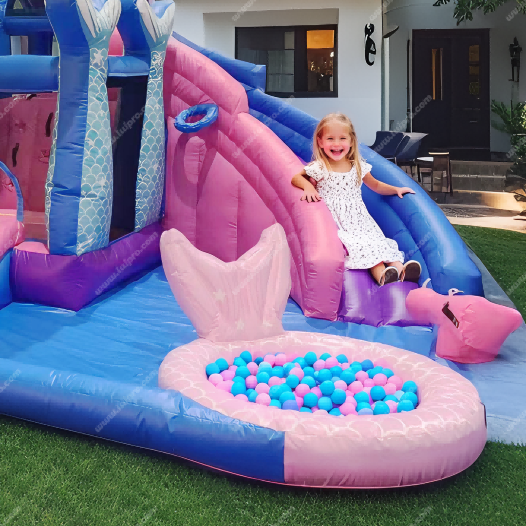 Mermaid Inflatable Water Slide