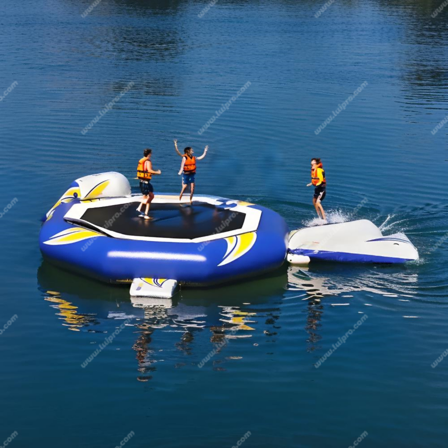 Inflatable Water Trampoline Set