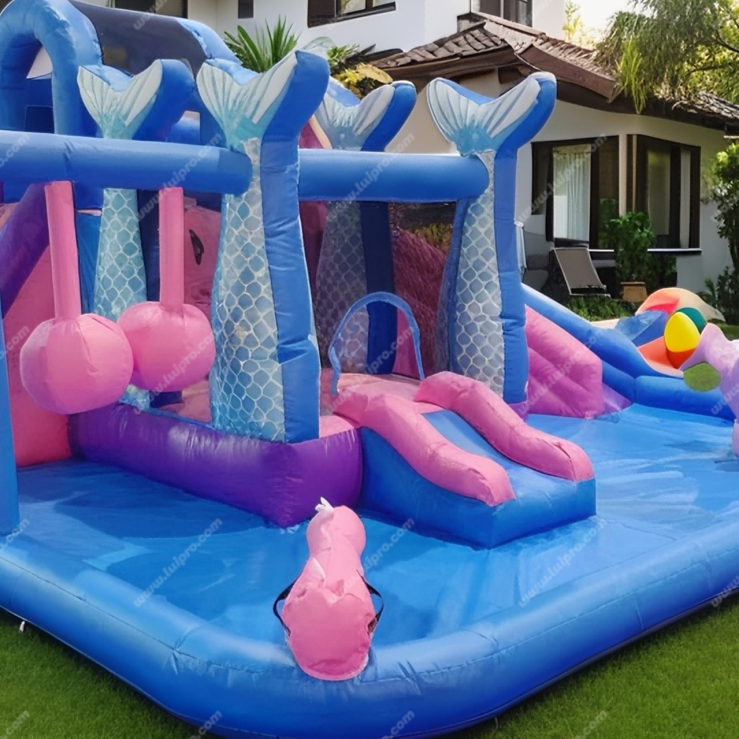 Mermaid Inflatable Water Slide