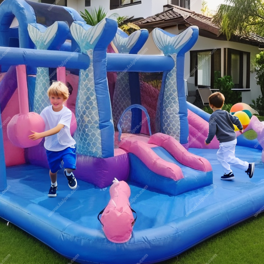 Mermaid Inflatable Water Slide