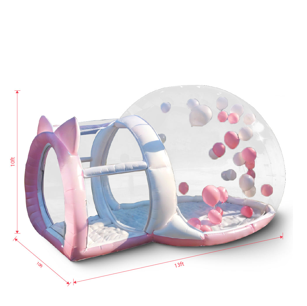Pink Cat Bubble House