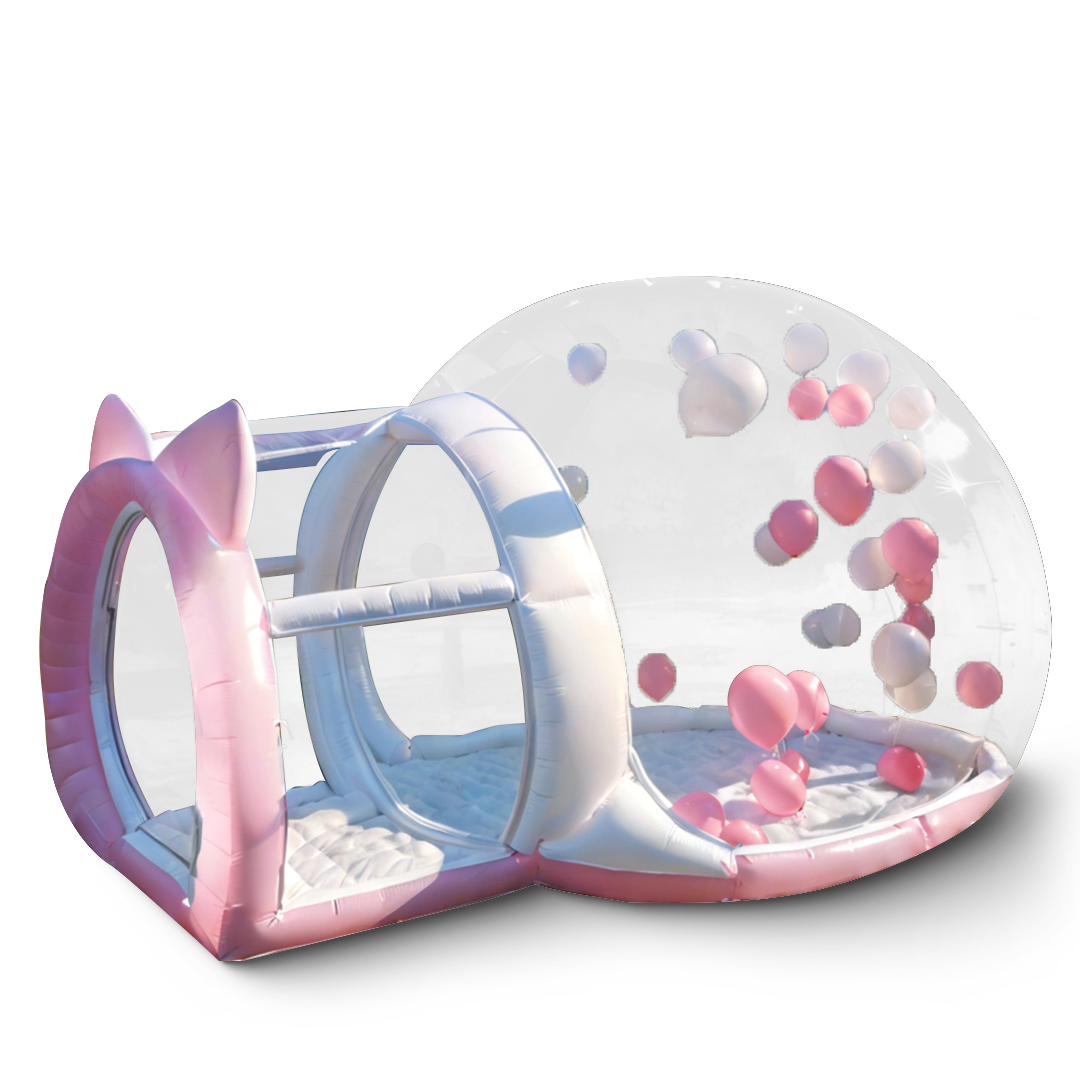 Pink Cat Bubble House