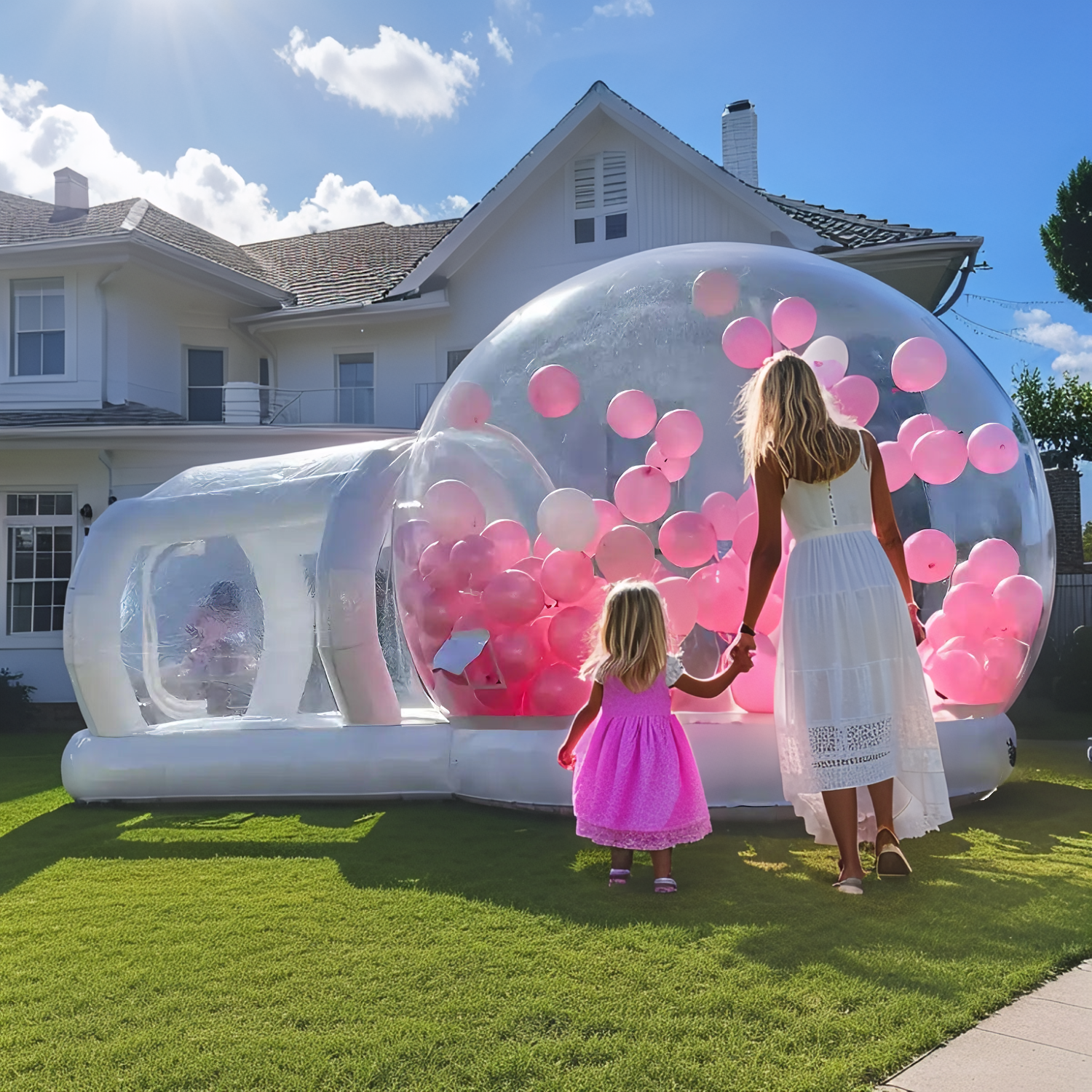 Transparent Bouncing Bubble House