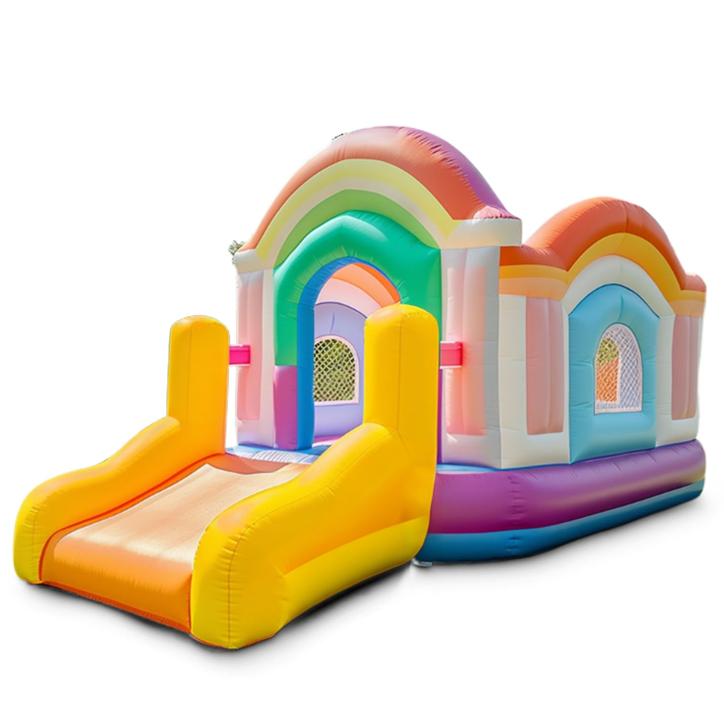 Colorful Slide Bounce House