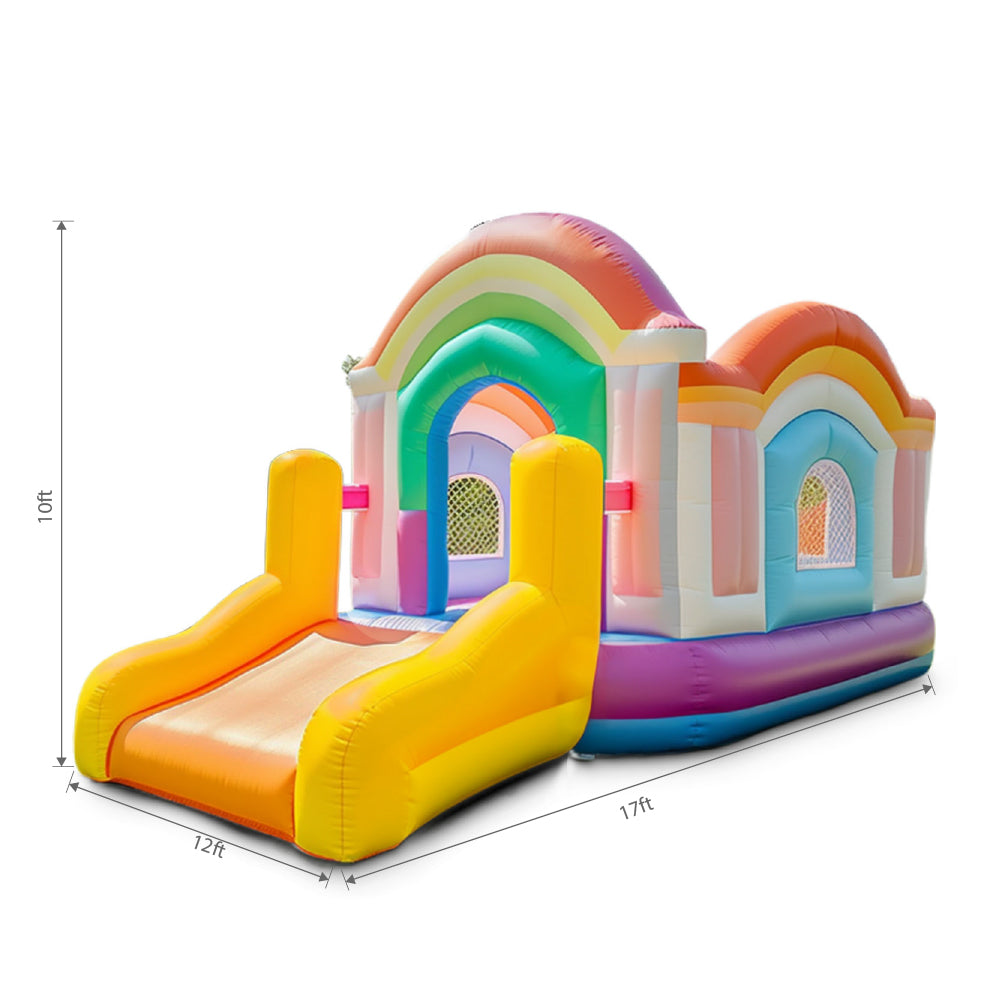 Colorful Slide Bounce House