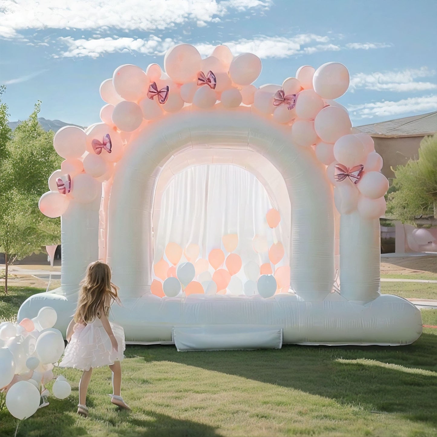 Inflatable Cloud Bounce House