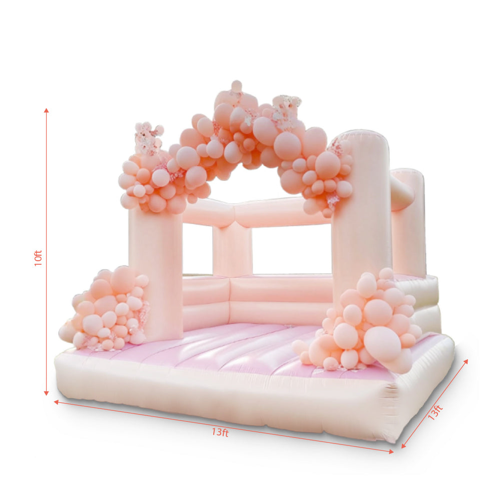 Pink Inflatable Bounce House