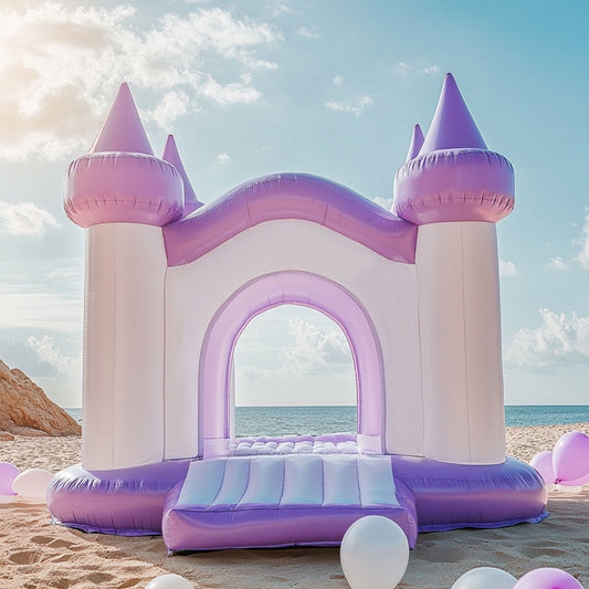 Purple Slide Bounce House