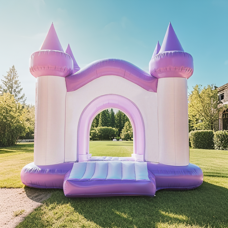 Purple Slide Bounce House