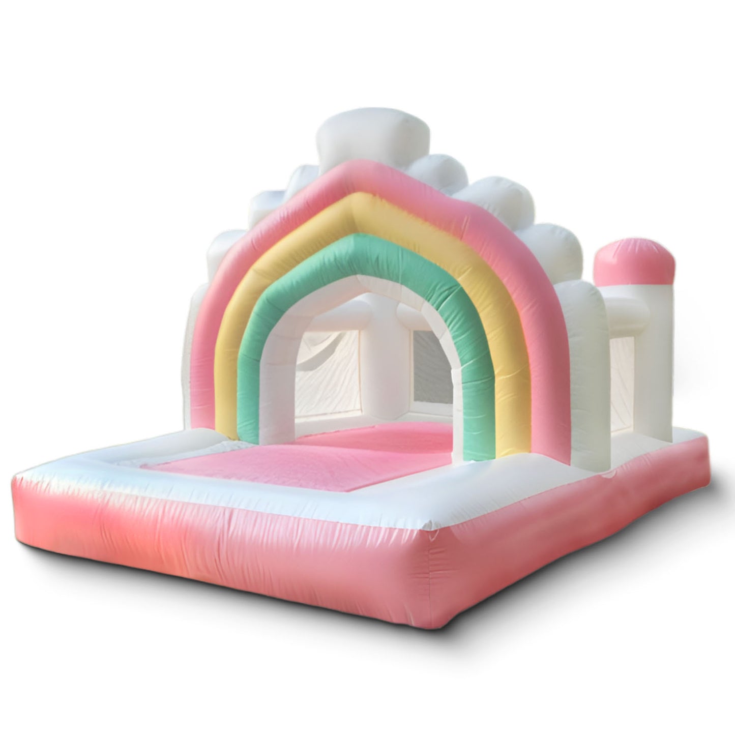 Rainbow Inflatable Bounce House