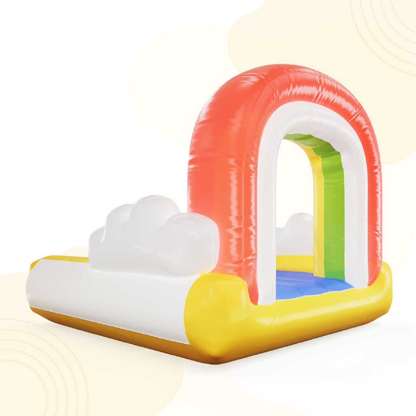 Rainbow Mini Bounce House