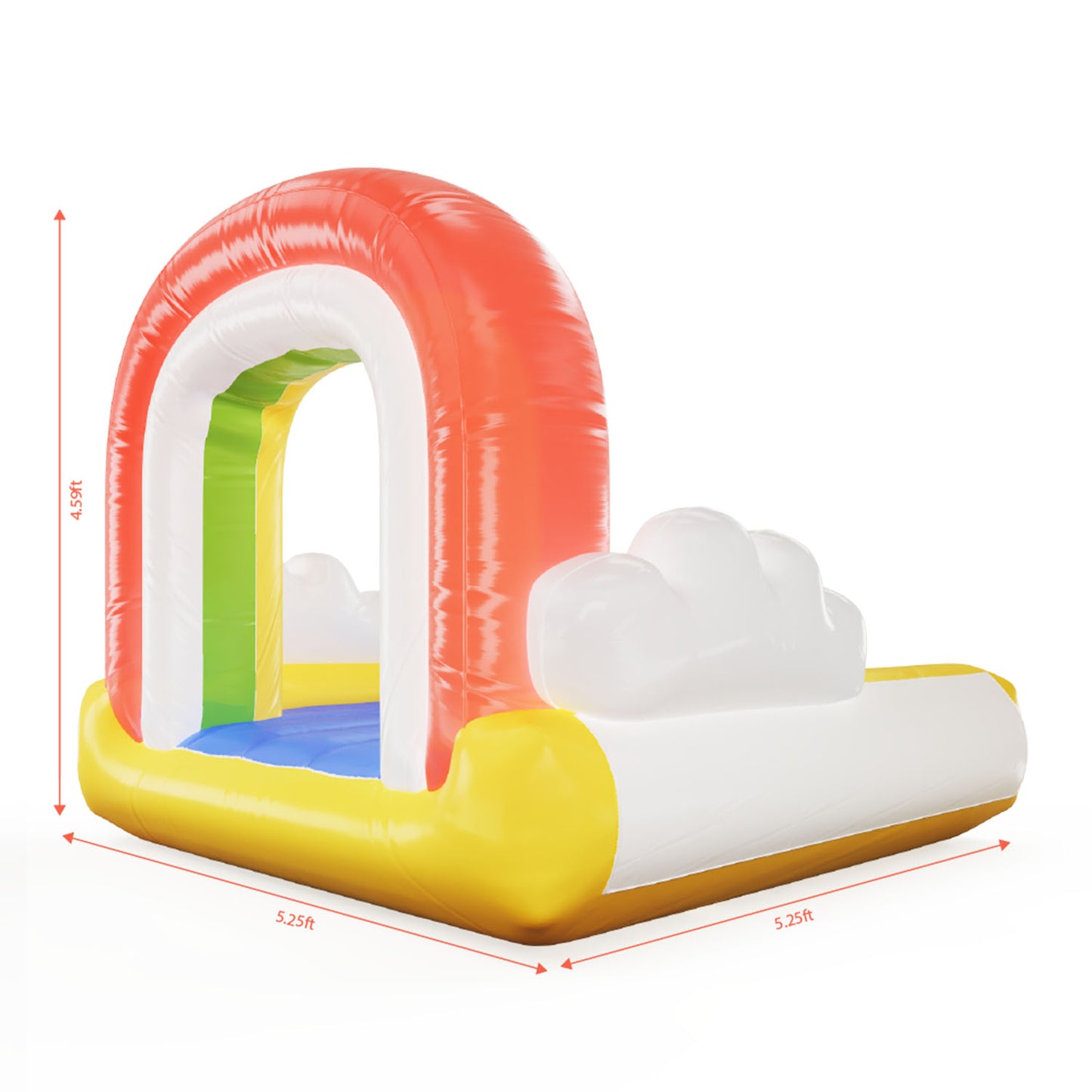 Rainbow Mini Bounce House