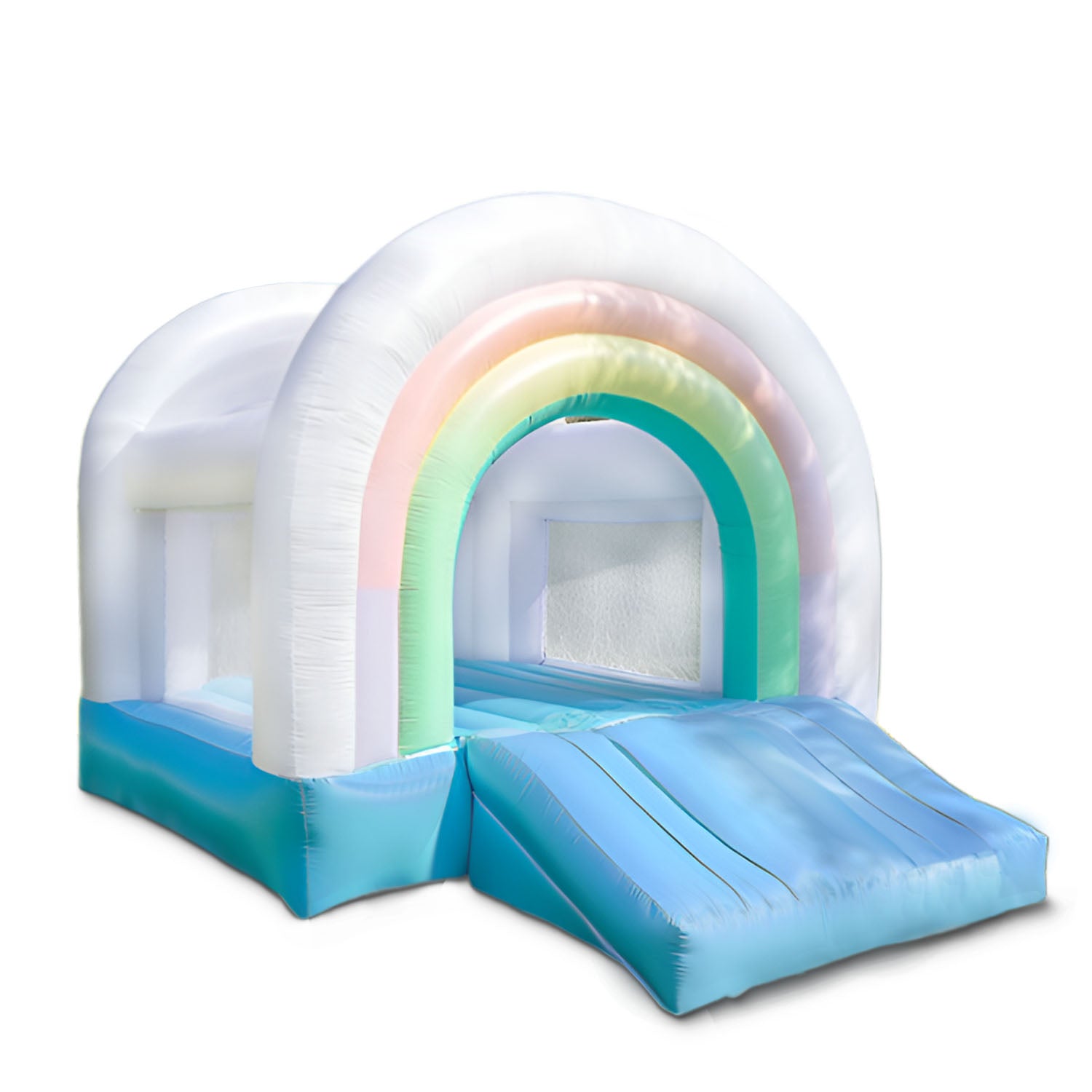 Rainbow Slide Bounce House