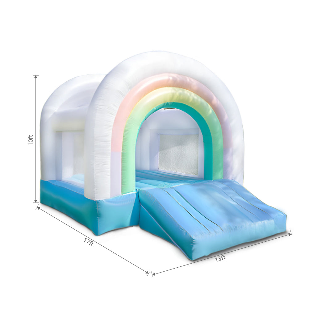 Rainbow Slide Bounce House