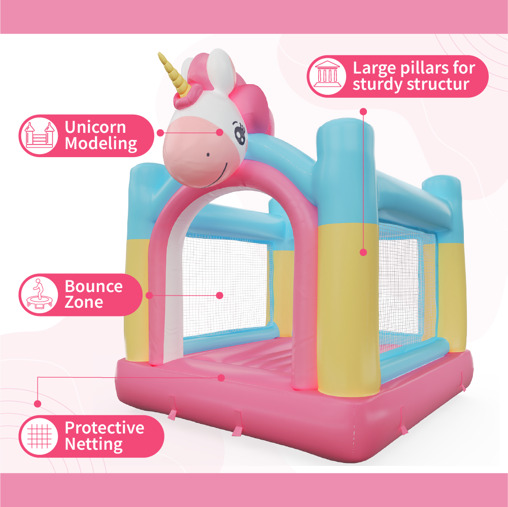 Unicorn Inflatable Bounce House