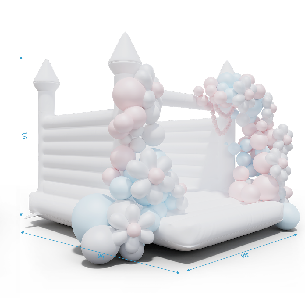 White Inflatable Bounce House