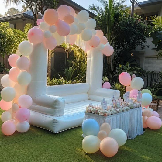 White Multi-Purpose Bounce House