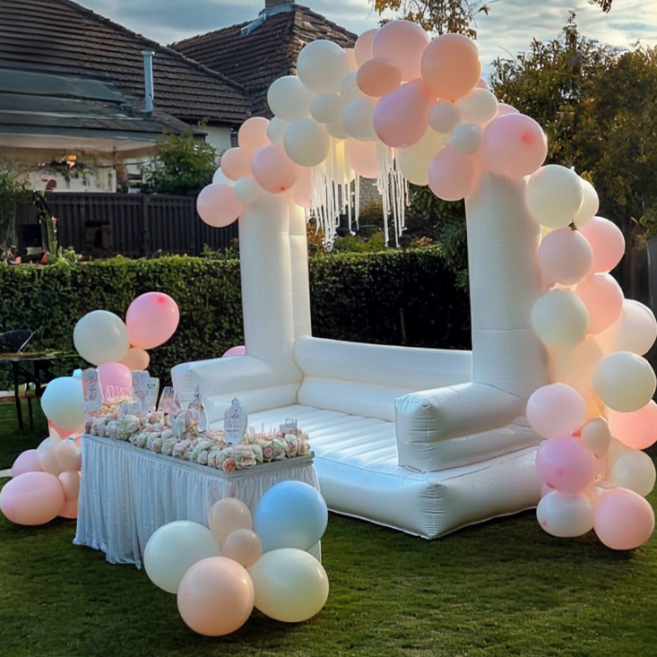 White Multi-Purpose Bounce House