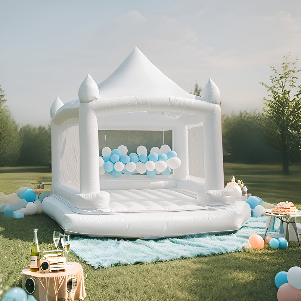 White Peach Bounce House