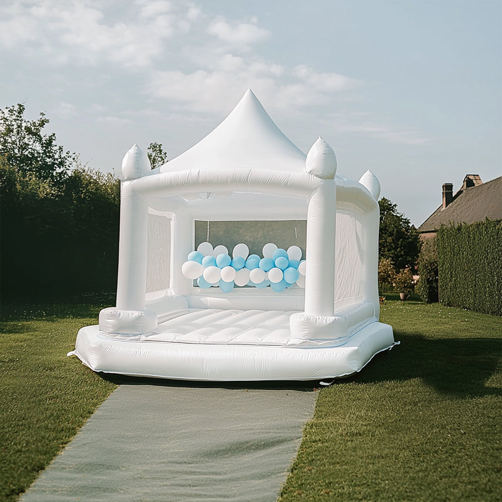 White Peach Bounce House