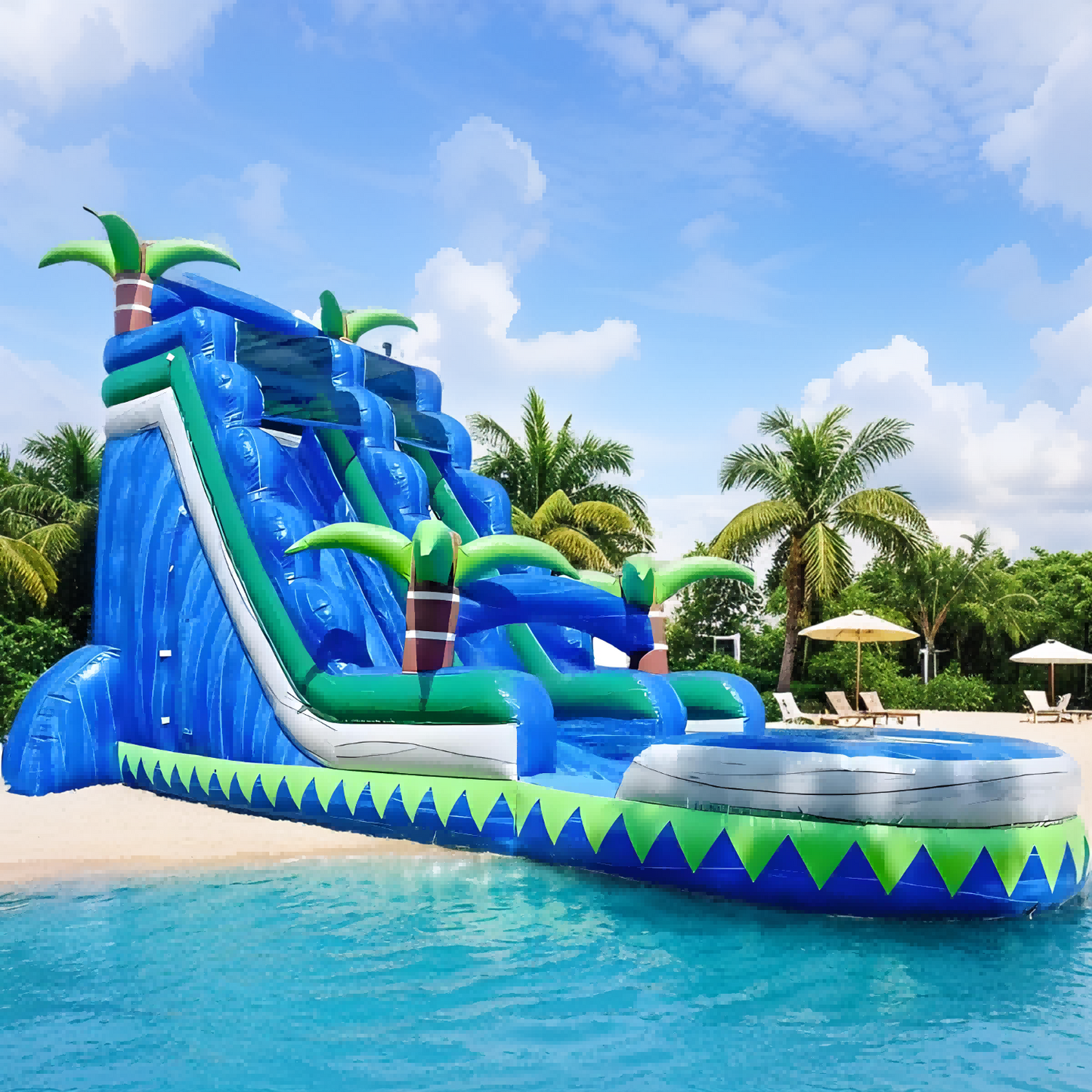 Dive Inflatable Water Slide