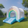 Rainbow Slide Inflatable Bounce House  Fun Play Area with Slide for Kids | Perfect for Outdoor Parties10
