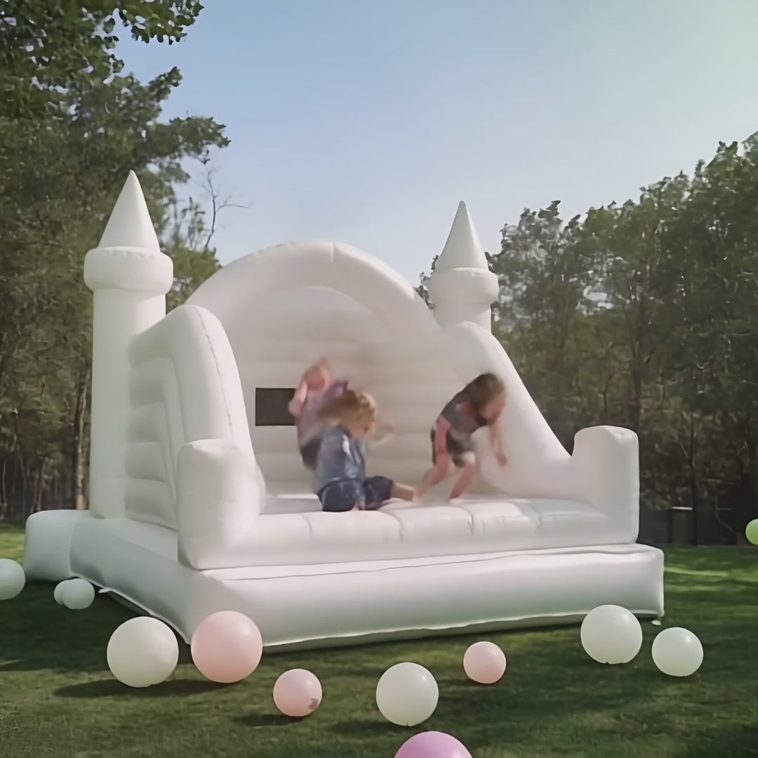 White Castle Inflatable Bounce House – Wedding & Party Fun | Durable & Safe for All Ages10